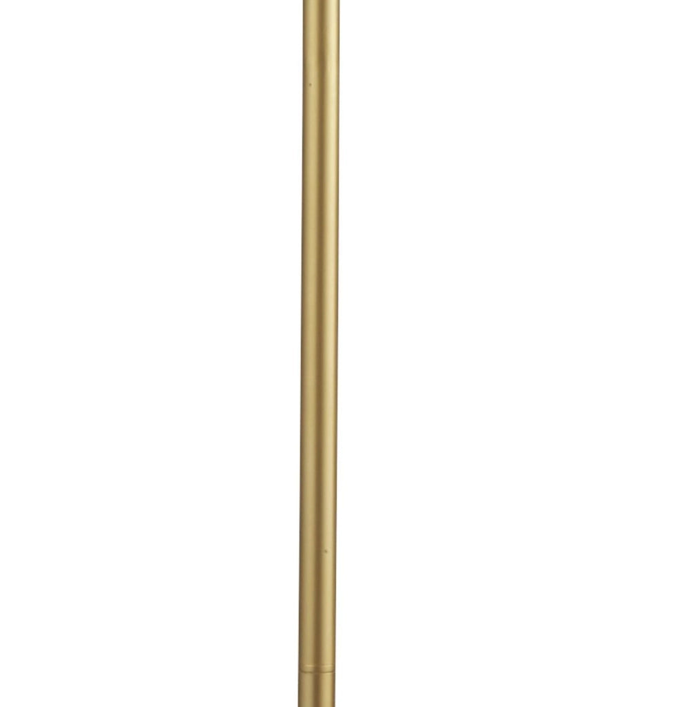 Piantana Industrial-Nordico Rete Acciaio Oro 2 Luci E27