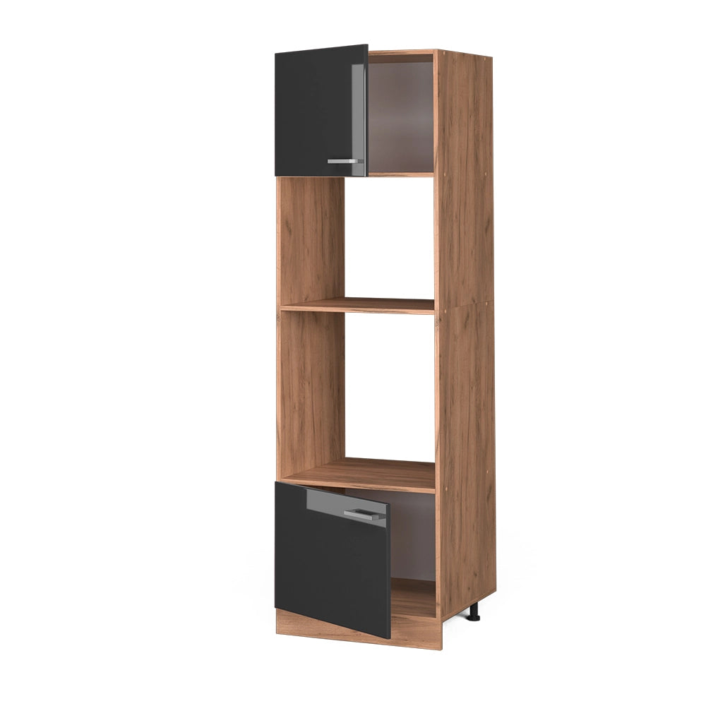 Vicco Set mobili bagno Antracite lucido 60 cm
