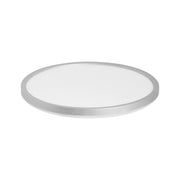Plafoniera LED Argento 30 cm Sintetica Rotonda Pannello Luminoso LED a Filo Soffitto con Telecomando