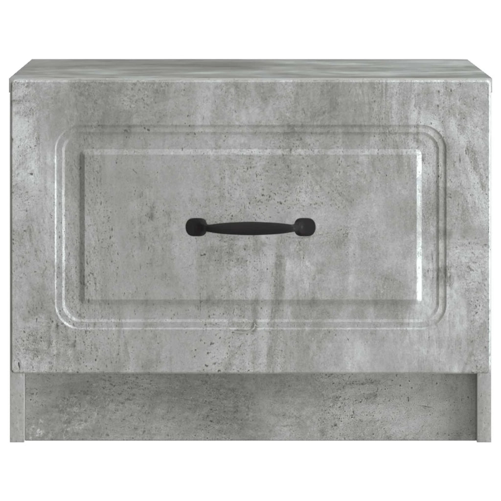 Tavolino da salotto con cassetto Grigio Cemento 49 x 50 x 37 cm