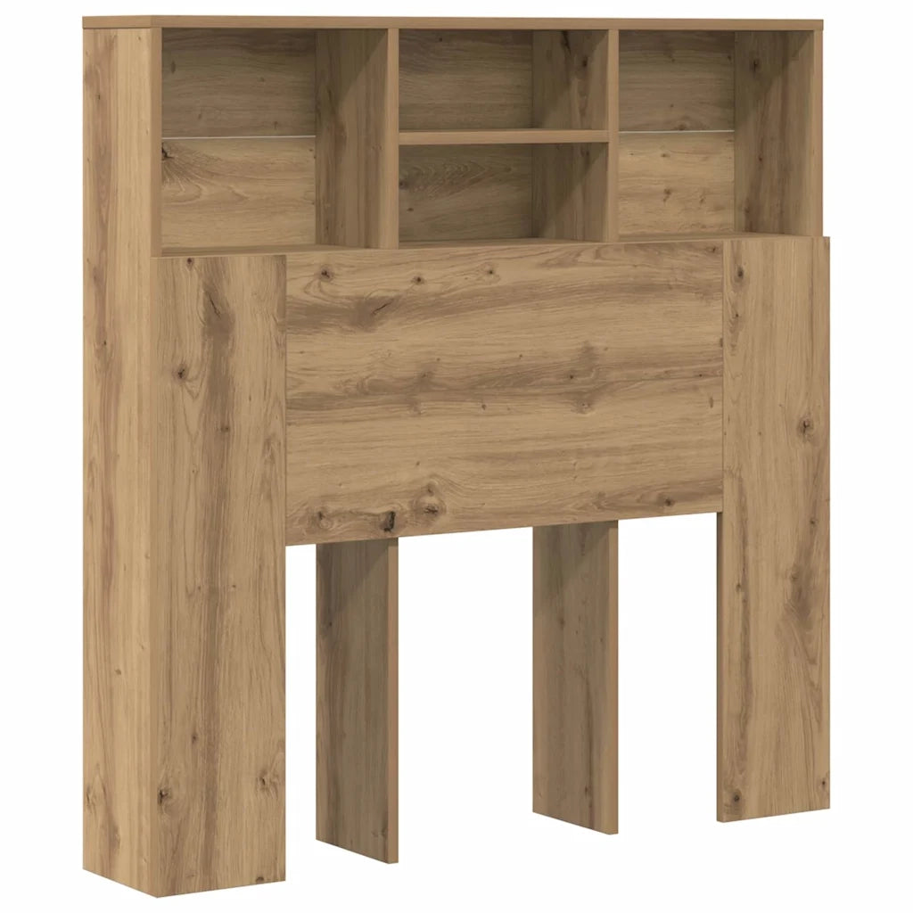vidaXL Testata del letto rovere artigianale Legno Ingenerizzato