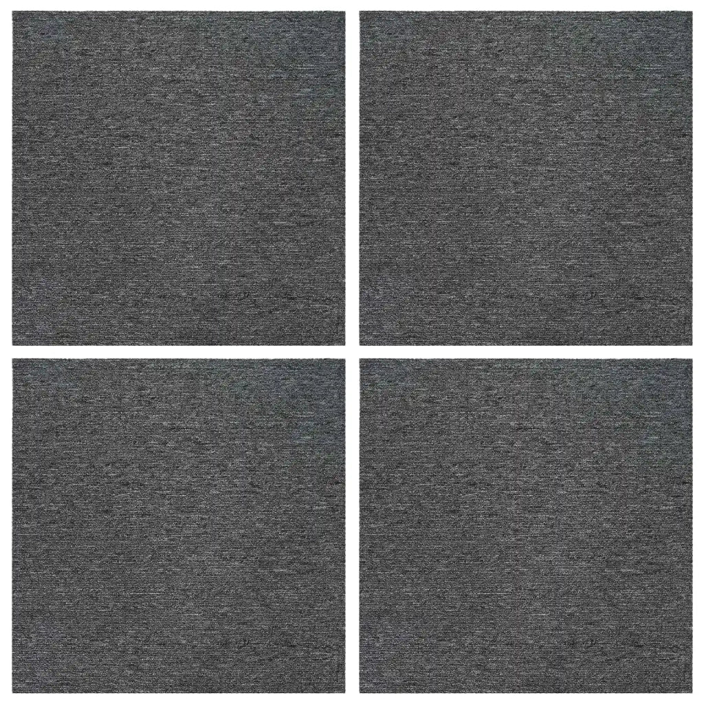 Piastrella per Tappeto Grigio Medio 50 x 50 cm 4 pcs