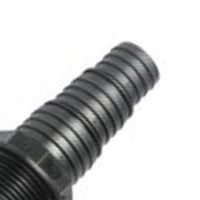 Portagomma gradinato diritto maschio in pp