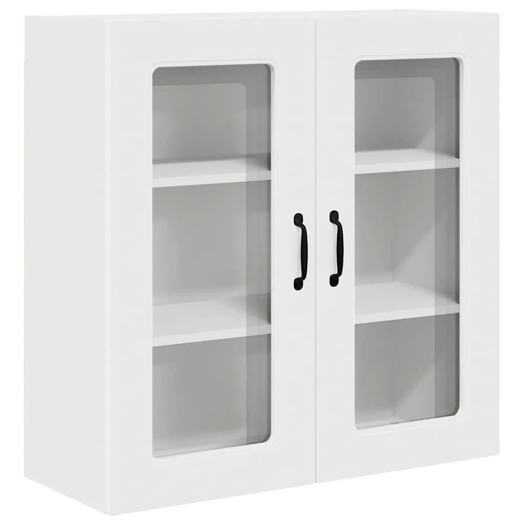 Mobile da cucina moderno con ampio spazio contenitivo 80 x 31 x 80 cm legno composito bianco 02_0053743