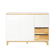 Credenza Mobile da cucina Armadio cucina Mobile da ingresso Buffet Mobile laterale credenza bassa Mobile TV 120x40x90m FSB75-WN SoBuy