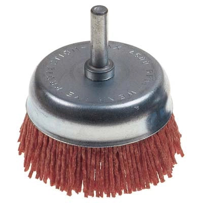 SPAZZOLA FIBRA A TAZZA + GAMBO PG  497.25 MM  50 GRANA  80 G.MM 6