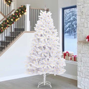 Albero di Natale Artificiale con Rami Pieghevoli Bianco 270 cm