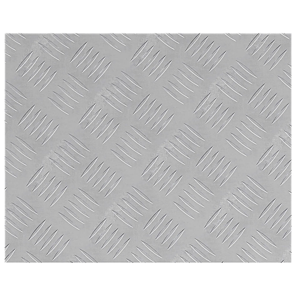 Gradini per Scale 4 pcs Argento 50 x 40 cm Alluminio
