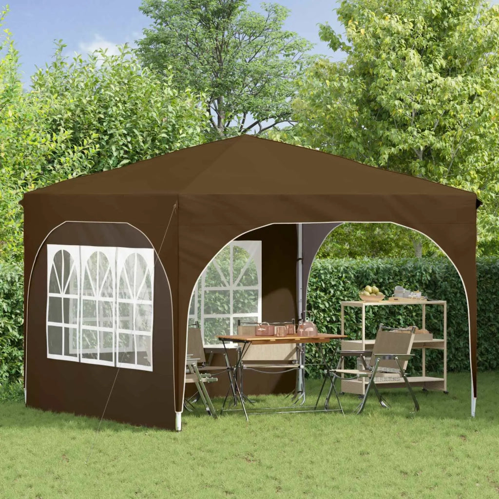 Tenda per feste a pop-up 290 x 290 x 245 cm Tortora 42019861