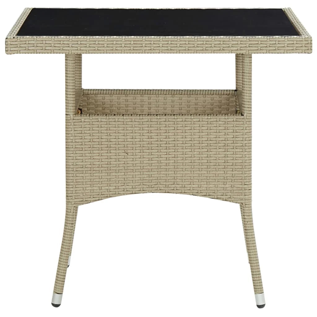 Set da pranzo da giardino in vimini e vetro beige 3 pezzi 02_0014748