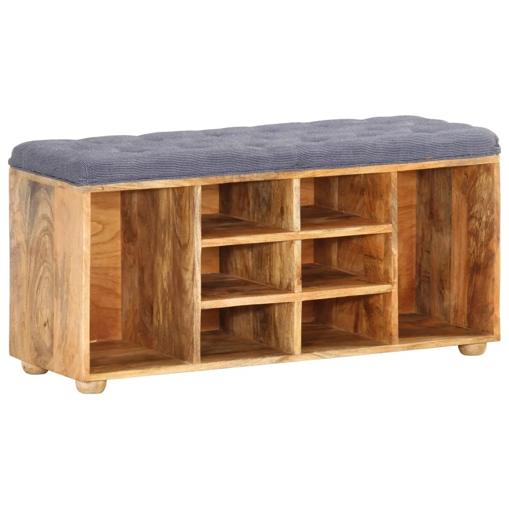 Panca da ingresso-Sgabello-Panca da Corridoio 100x35x47 cm in Legno Massello di Mango