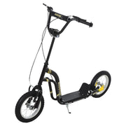 Scooter per Bambini 12 Pollici con Freni ¨C Zephmum ¨C Nero Metallico