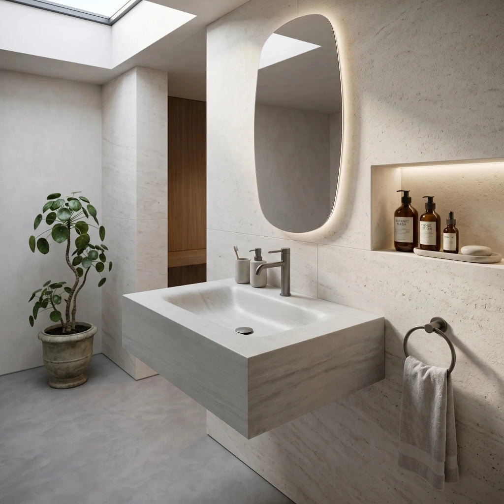 Lavabo Sospeso Rea Apollo Muralto Roma 70