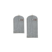 Custodia per giacche in TNT Stone 60×100 cm con zip e finestra – DOMO LIVING