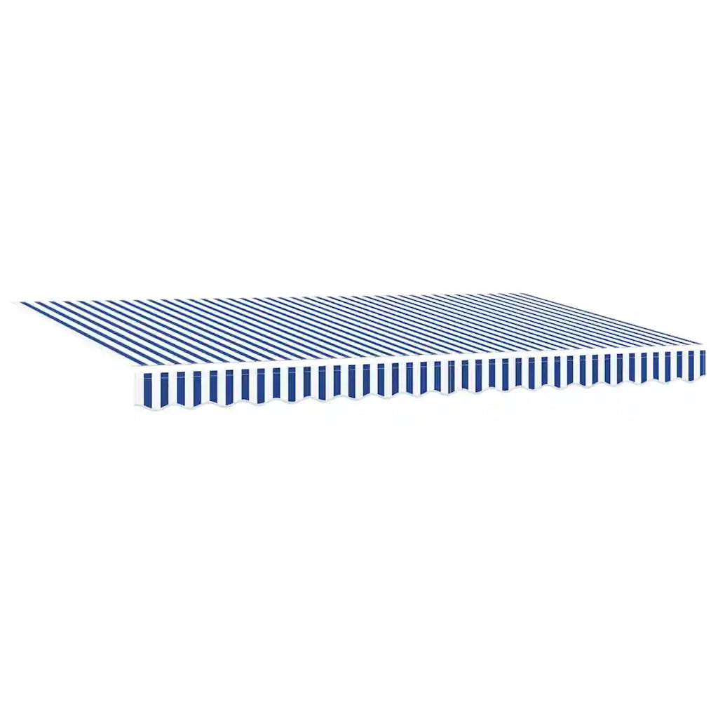 Struttura della tenda-Telaio per tenda da sole Blu e Bianco 350 x 200 cm