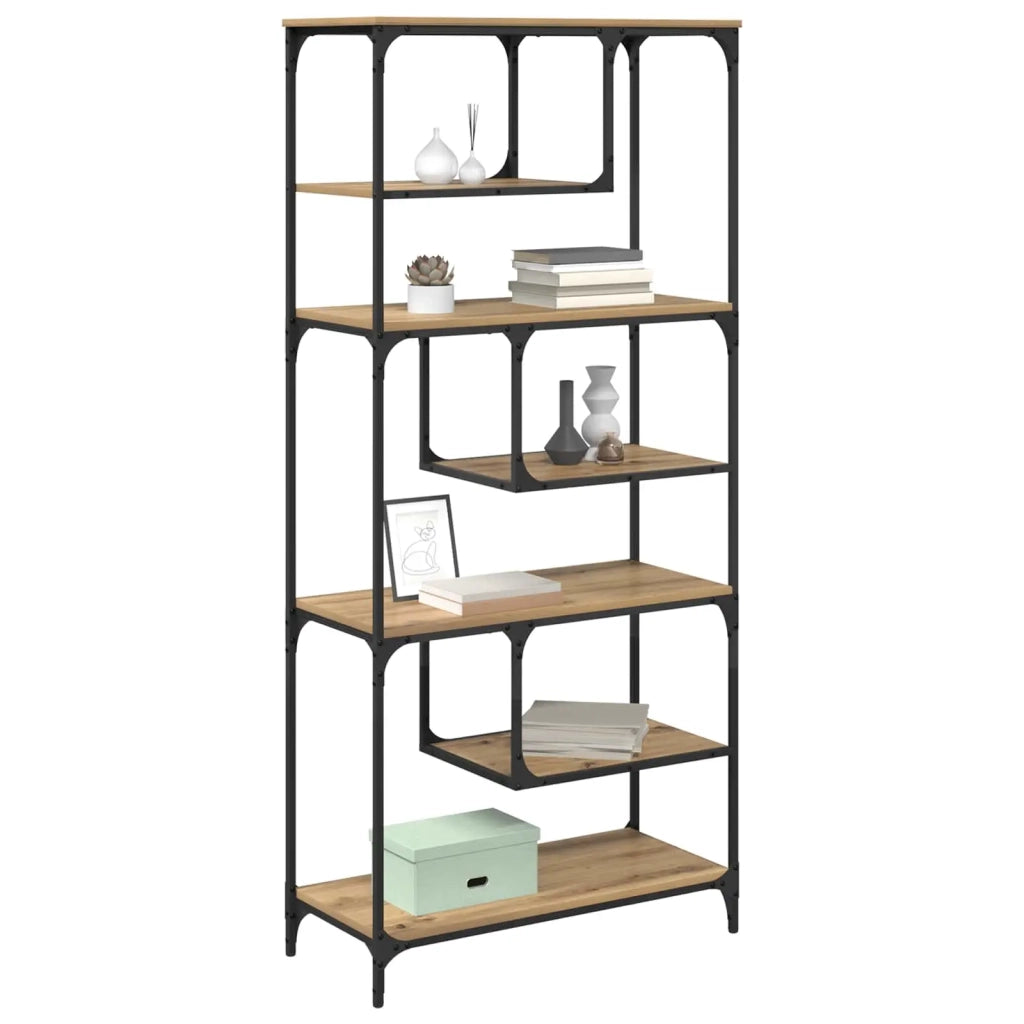 Libreria rovere artigianale 81 x 36 x 176 cm Legno multistrato 882836