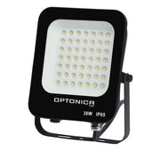 Proiettore led 30 watt slim metallo nero ip65 equivalente 160 watt *** temperatura colore lampada 6000k bianco freddo...