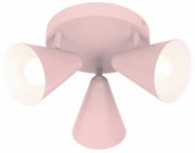 Candellux AMOR 98-68811 plafoniera rosa 3xE14 34cm