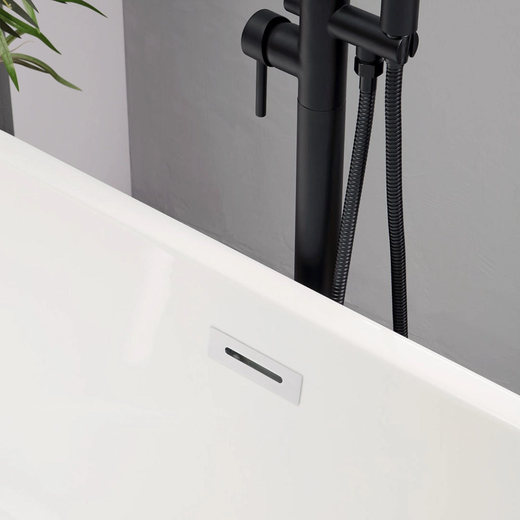 Vasca da bagno ovale in acrilico 150 cm