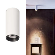 LUCEA DTW Faretto soffitto plafoniera LED 10W dimmerabile da 1800K a 2700K luce interni vetrina negozio cucina moderna RA90 BIANCO