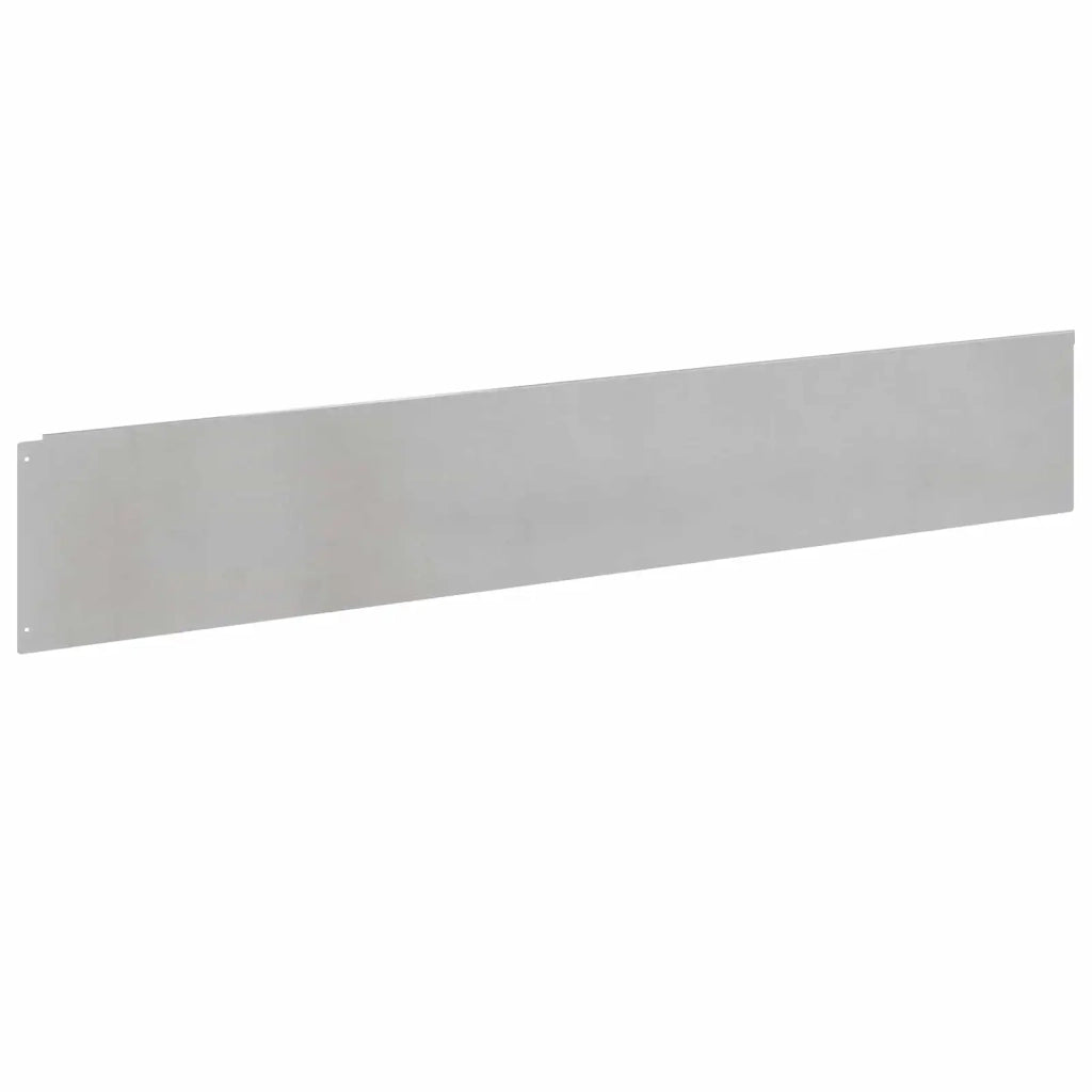 Bordura per Prato 30 pcs 100 x 18 cm Acciaio Argento 8008847