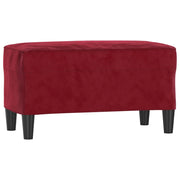 Panca/panca rosso bordeaux x 70 x 35 x 41 cm velluto 02_0010484