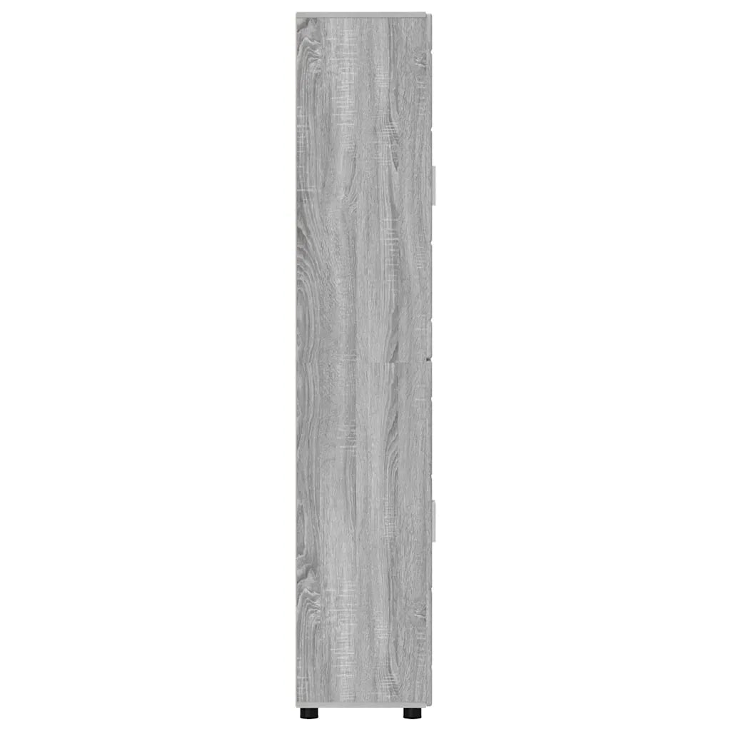 Credenza con lo scaffale FLORIN Grigio Sonoma 60 x 35 x 182 cm