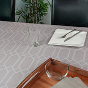 Tavolo con rivestimento Teflon per uso interno ed esterno, disponibile in 3 stili, asciugabile, impermeabile all'acqua e ai residui grazie all'effetto lotus affidabile, 140 x 240 cm, beige
