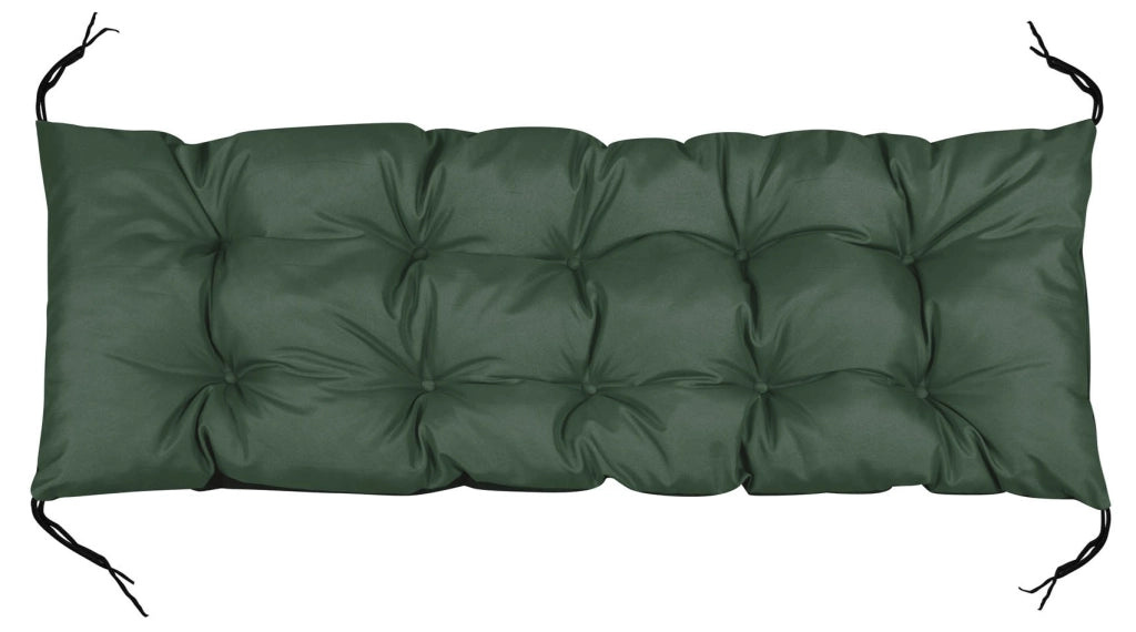 Cuscino da giardino AIO FACTORY S 120x40 cm impermeabile verde per panca in pallet