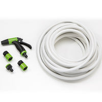 Tubo in pvc retinato diametro mm 17 metri 25 con pistola e attacchi