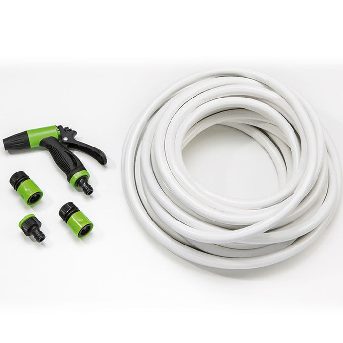 Tubo in pvc retinato diametro mm 17 metri 25 con pistola e attacchi