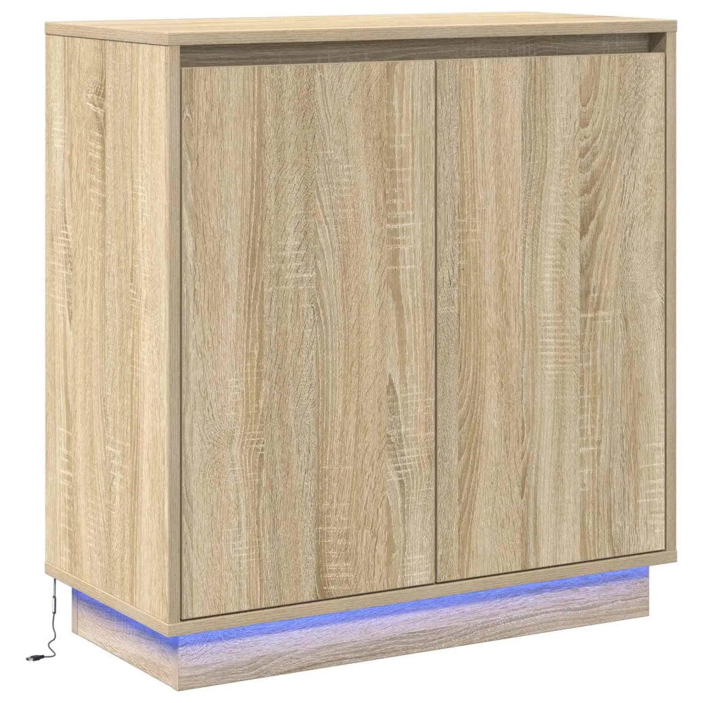Credenza | Madia LED per Rovere Sonoma 71 x 34,5 x 75 cm