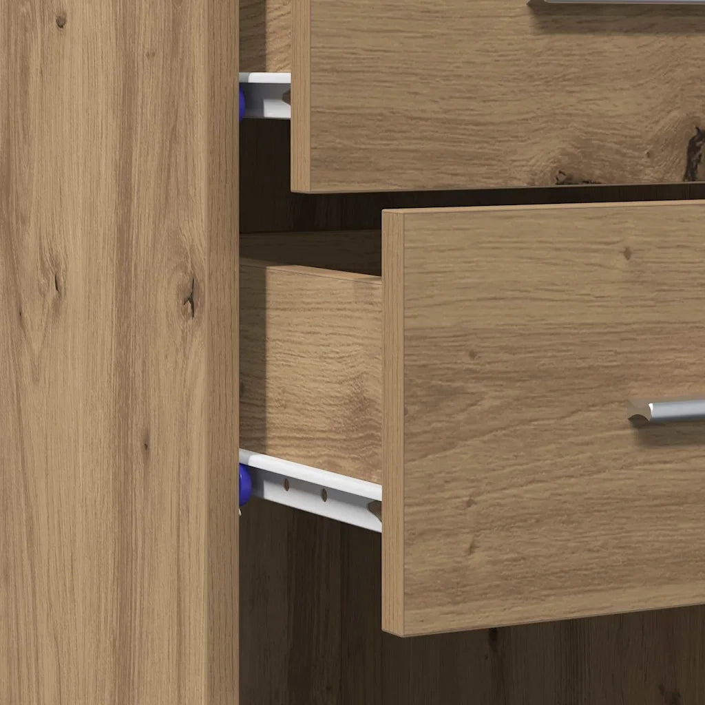 Libreria con cassetto Rovere artigianale 30 x 42.4 x 185.2 cm 868740