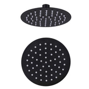 Sined Soffione Tondo 20 Nero Soffione Rotondo Nero Opaco 8 Pollici