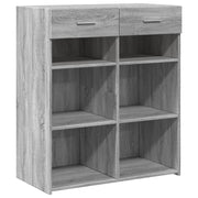 Buffet credenza cassettiera armadio mobile contenitore organizer cucina soggiorno Sonoma 80 x 42,5 x 93 cm legno ingegnerizzato grigio 02_0036540