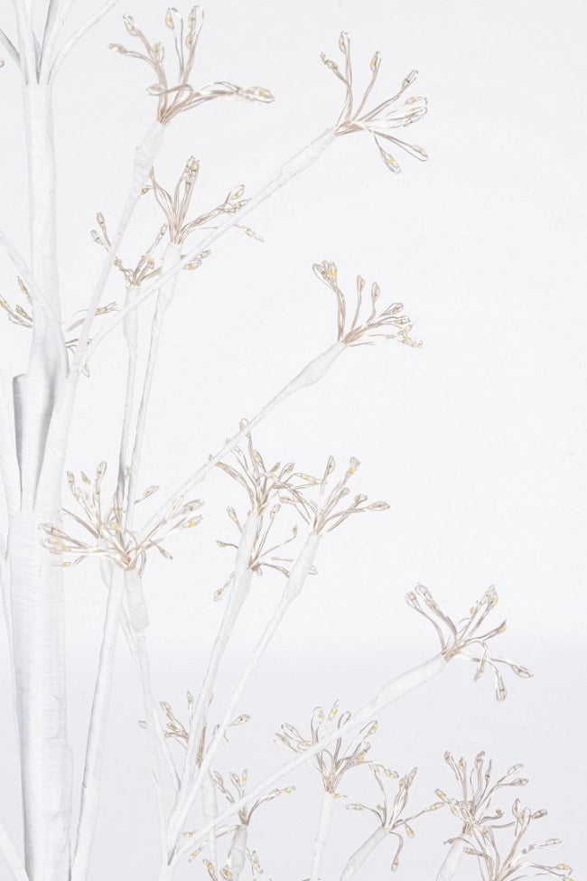Albero di Natale flash bianco 1200 microLED classico H180