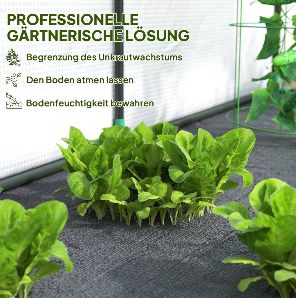 Serra da parete bianca 300x80x157 cm con porta avvolgibile