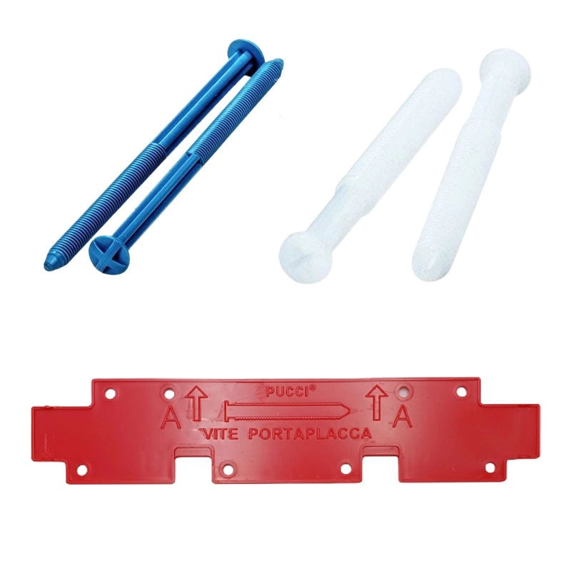 Placca per Cassetta Incasso Pucci Eco 2 Pulsanti Linea Pucci Cromo Satinata