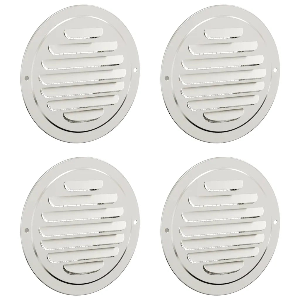 Coperture per ventilazione d'aria 4 pz Argento 100 mm CFW9789662