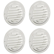 Coperture per ventilazione d'aria 4 pz Argento 100 mm CFW9789662