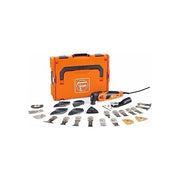 FEIN 72296864000 Multimaster MM 700 Max Top Utensile multifunzione oscillante 450 W con 60 accessori attacco StarlockMax QuickIN colore Arancione e Nero