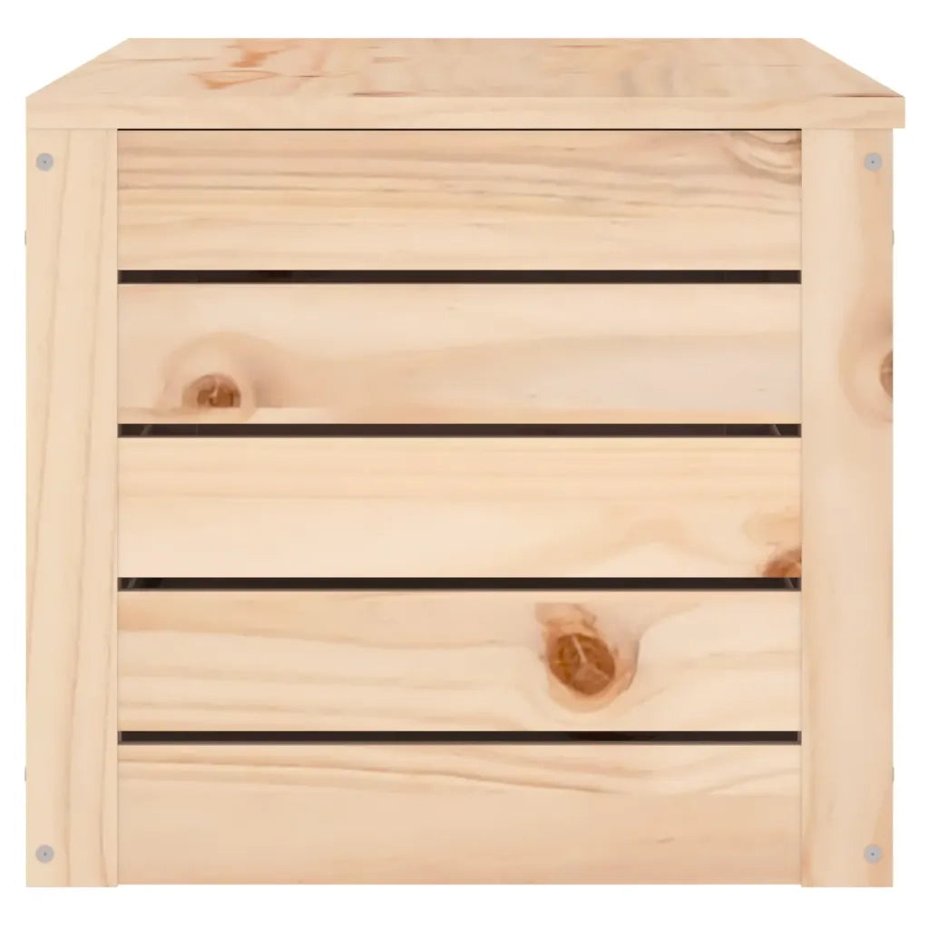 Contenitore Portaoggetti 89x36,5x33 cm Legno Massello Pino CFW3663960