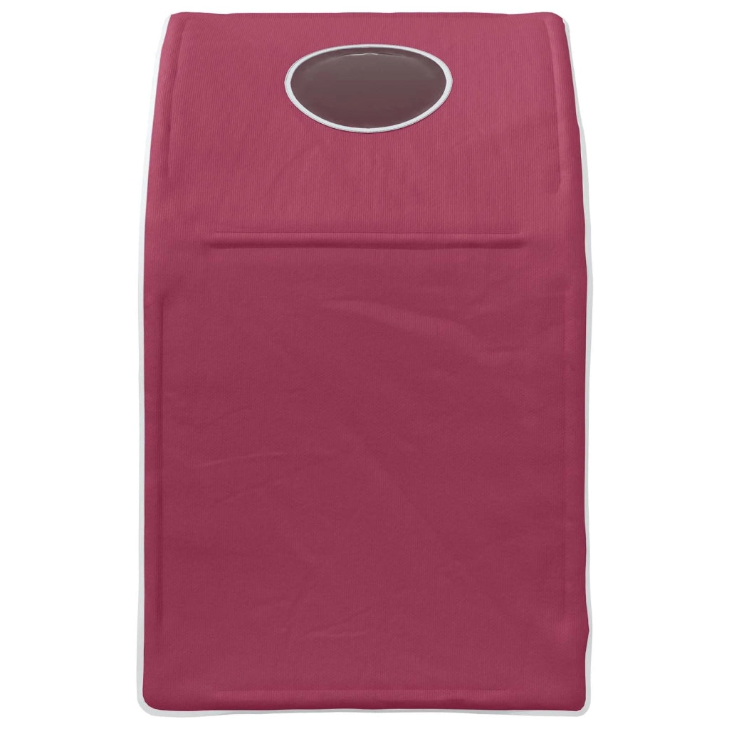 Tunnel per Letto 2 pcs Rosso 211 x 52,5 x 2 cm Poliestere