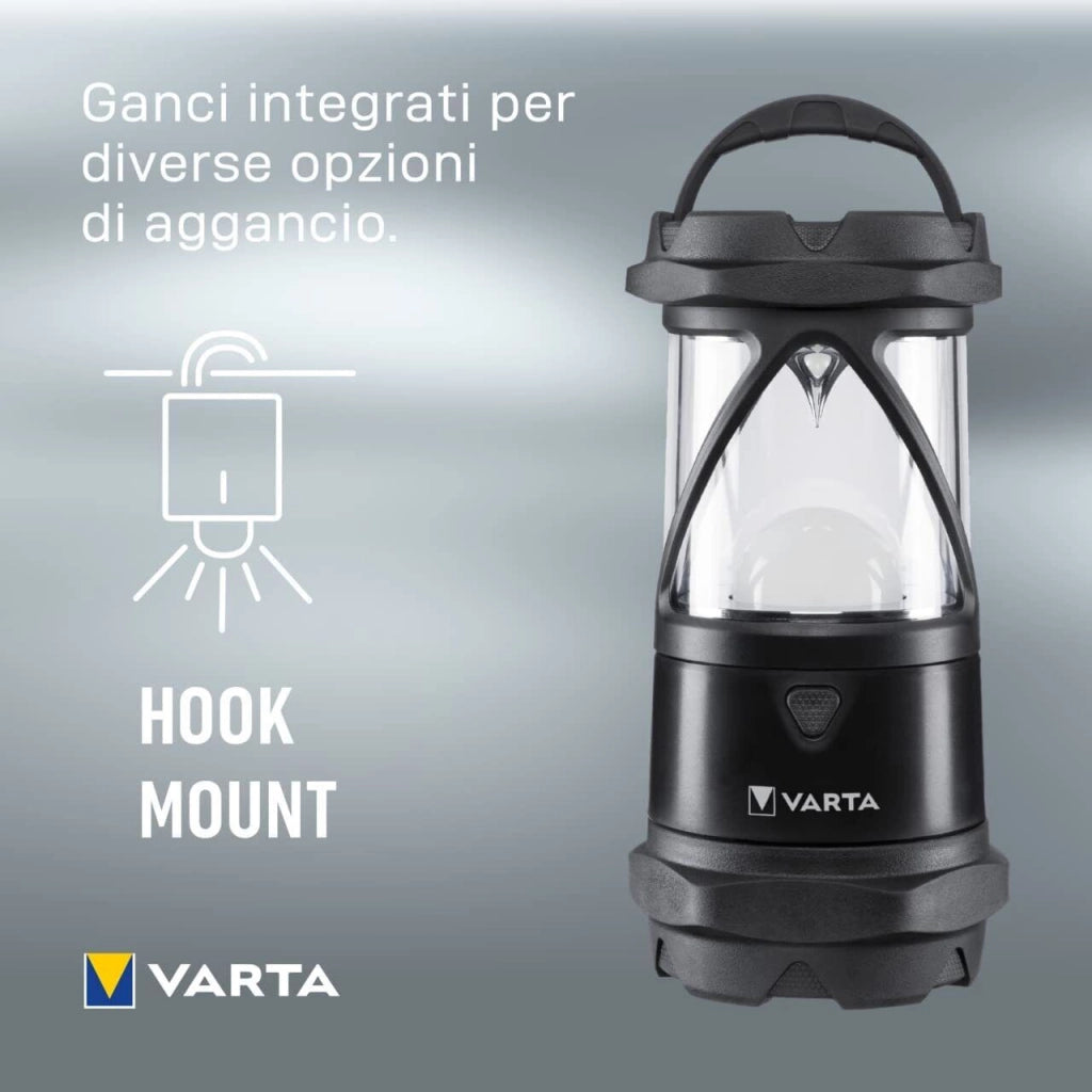 Varta 18761101111 INDESTRUCTIBLE L30 PRO Torcia a mano LED 450 lm IP67 a prova di shock fino a 4 m colore Nero