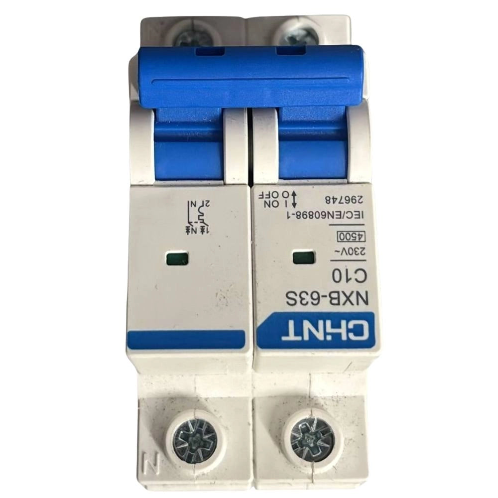chint 296748 interruttore magnetotermico serie nxb-63s c10 1p+n 4,5ka