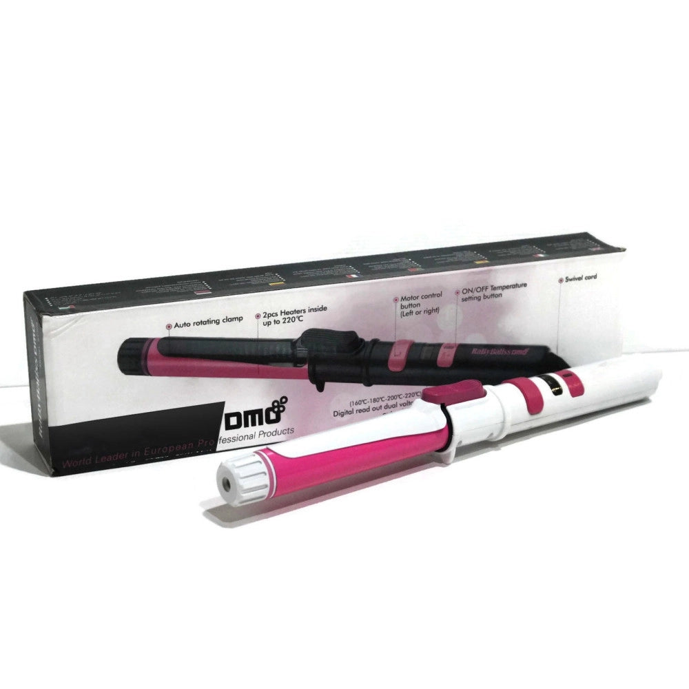 Trade Shop - Piastra Per Capelli Rotante In Ceramica Professionale 35w Liscio Ricci 2 In 1 -