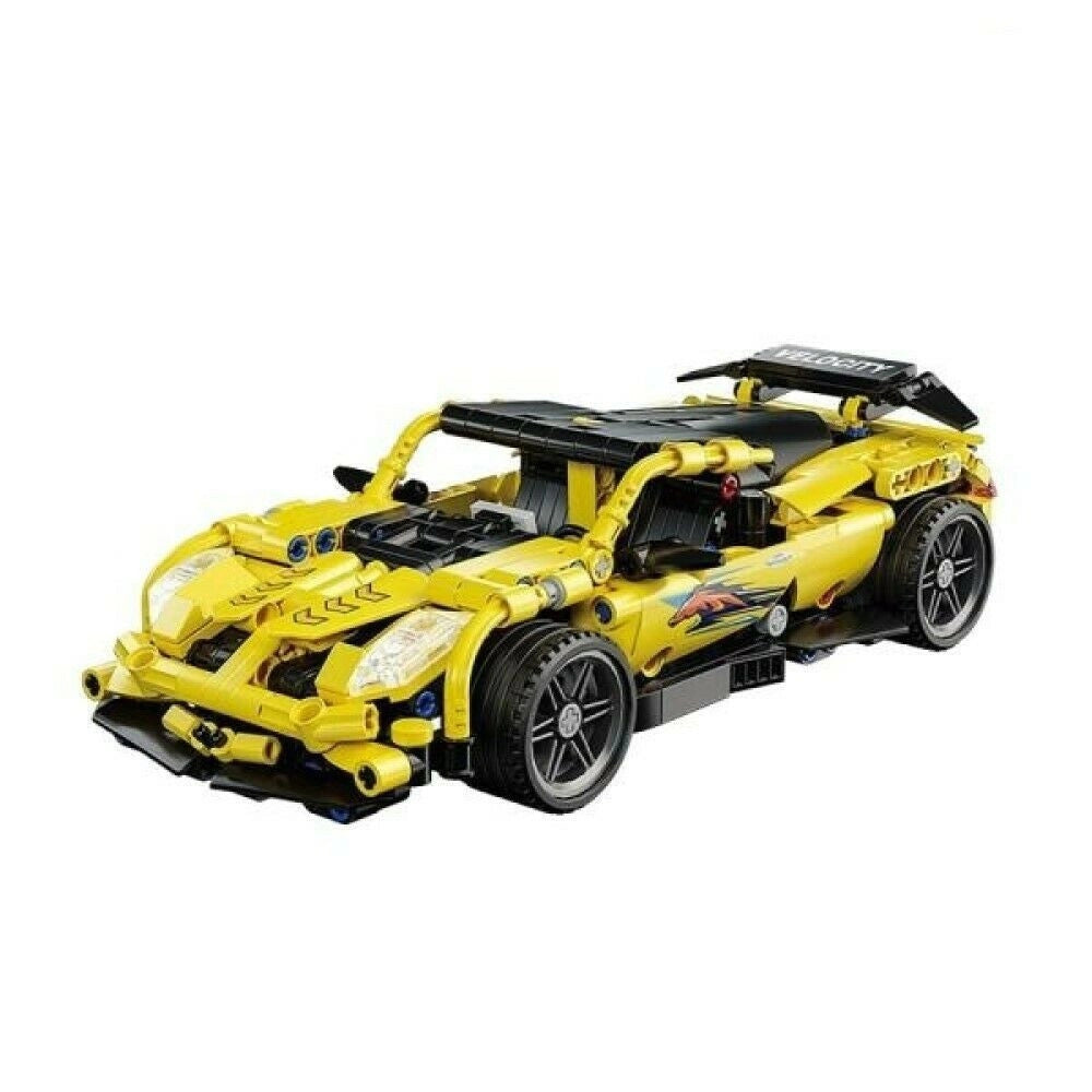 Trade Shop - Costruzioni Mattoncini 509 + Pezzi Auto Sportiva Compatibile Q-jm801 -