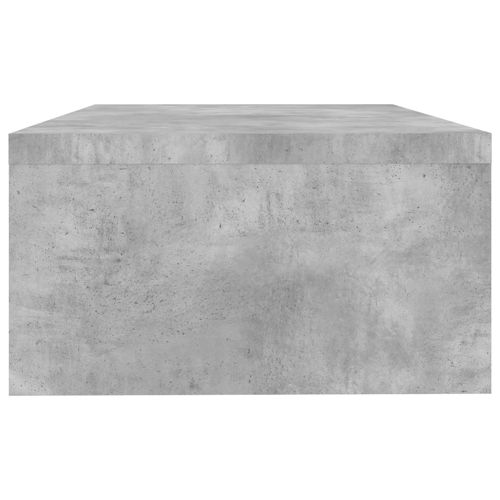 Supporto Monitor Grigio Cemento 42x24x13 cm Legno Multistrato 800220