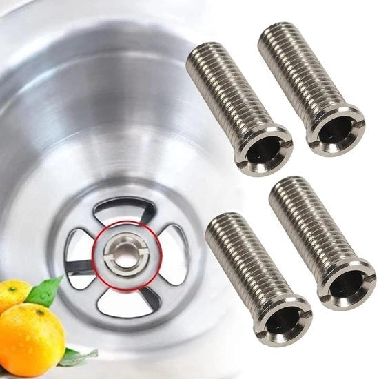 Vitello Universale a 4 Viti M12 × 25 mm - Acciaio Inossidabile - Valvola di Scarico - Cucina - Universale - Duraturo e Resistente ai Colpi - Viti di Scarico