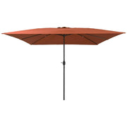 Ombrello da giardino Terracotta 295 x 295 x 245 cm 42003657
